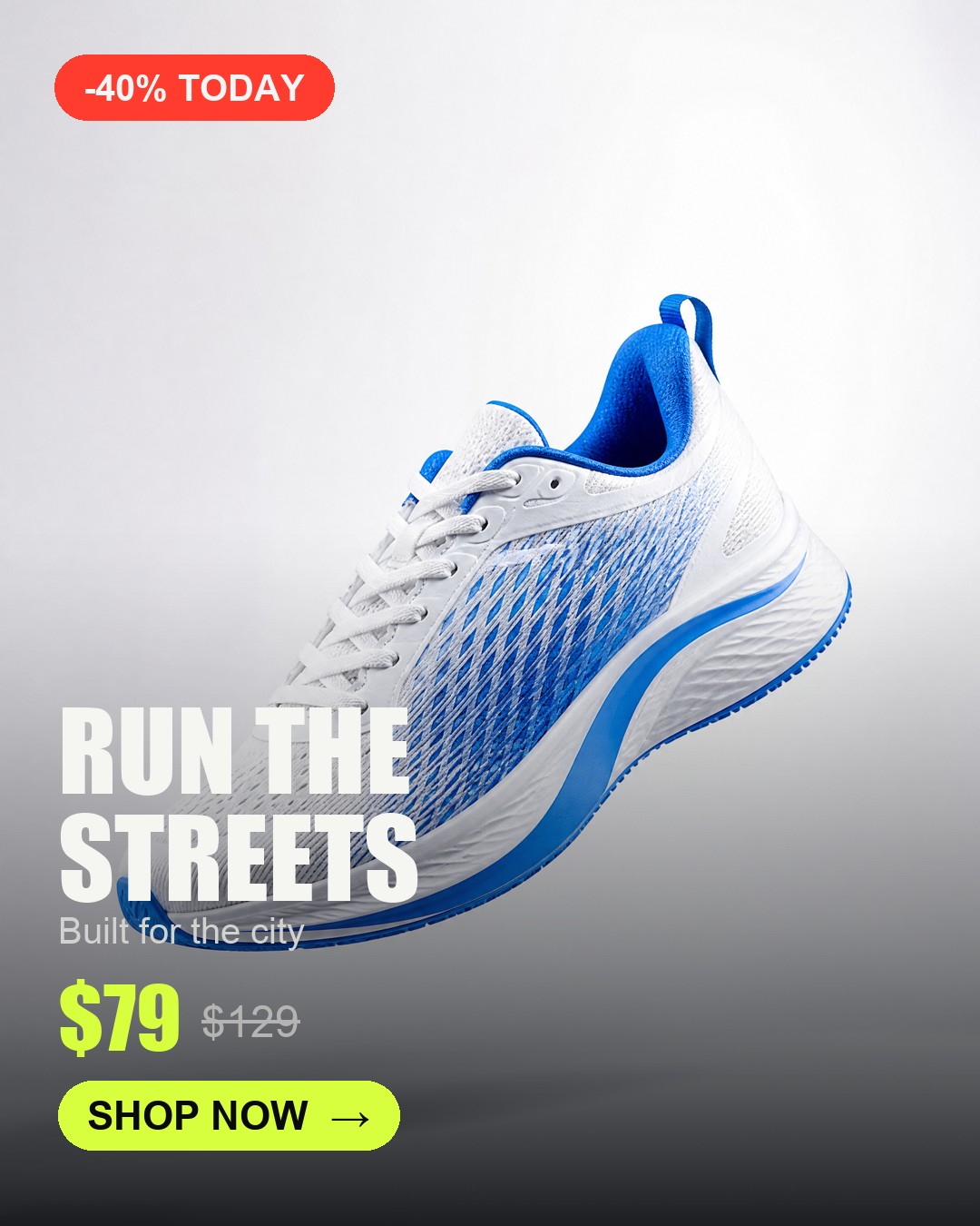 Footwear ad creative